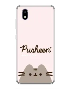 Чехол для ZTE Blade A3 (2020) с картинкой «Pusheen логотип»