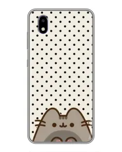 Чехол для ZTE Blade A3 (2020) с картинкой «Пушин в горошек»