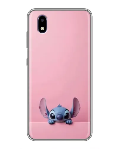 Чехол для ZTE Blade A3 (2020) с картинкой «Stitch выглядывает»
