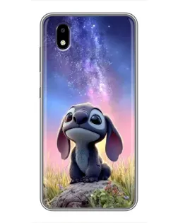 Чехол для ZTE Blade A3 (2020) с картинкой «Стич на рассвете»