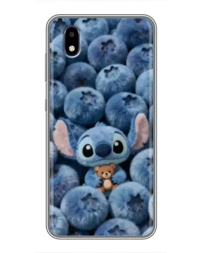 Чехол для ZTE Blade A3 (2020) с картинкой «Стич и голубика»