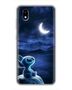 Чехол для ZTE Blade A3 (2020) с картинкой «Лунная ночь Стича»