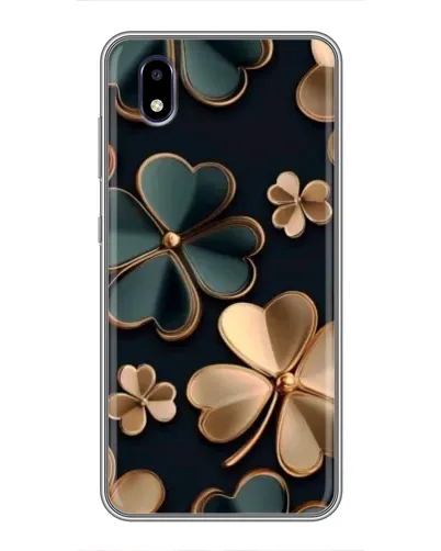 Чехол для ZTE Blade A3 (2020) с картинкой «Клевер в золоте»