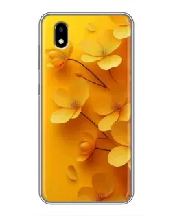Чехол для ZTE Blade A3 (2020) с картинкой «Золотые лепестки» Чехол для ZTE Blade A3 (2020) с картинкой «Золотые лепестки»