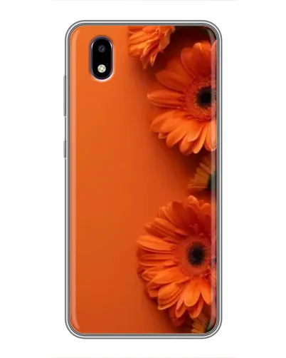 Чехол для ZTE Blade A3 (2020) с картинкой «Оранжевые герберы»
