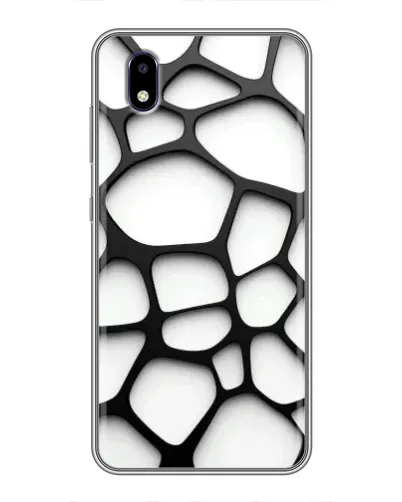 Чехол для ZTE Blade A3 (2020) с картинкой «Белая объемная сетка» Чехол для ZTE Blade A3 (2020) с картинкой «Белая объемная сетка»