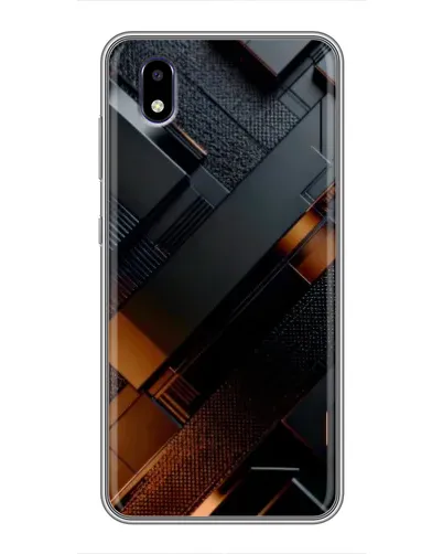 Чехол для ZTE Blade A3 (2020) с картинкой «Черные геометрические блоки» Чехол для ZTE Blade A3 (2020) с картинкой «Черные геометрические блоки»