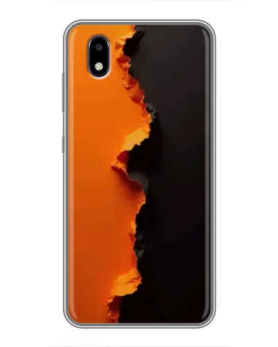 Чехол для ZTE Blade A3 (2020) с картинкой «Оранжевый разлом» Чехол для ZTE Blade A3 (2020) с картинкой «Оранжевый разлом»