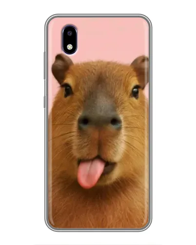 Чехол для ZTE Blade A3 (2020) с картинкой «Капибара с языком» Чехол для ZTE Blade A3 (2020) с картинкой «Капибара с языком»