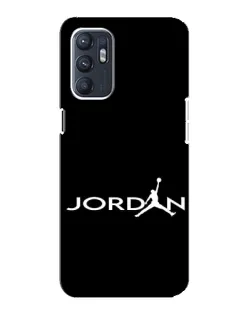 Чехол для ZTE Blade A31 Plus с картинкой «Jordan White Logo»