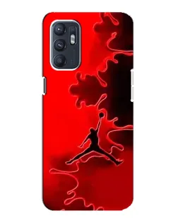 Чехол для ZTE Blade A31 Plus с картинкой «Jordan Red Smoke»