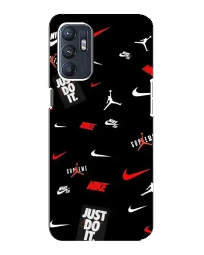 Чехол для ZTE Blade A31 Plus с картинкой «Nike Mix Pattern»