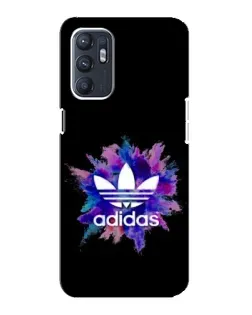 Чехол для ZTE Blade A31 Plus с картинкой «Взрыв красок Adidas»