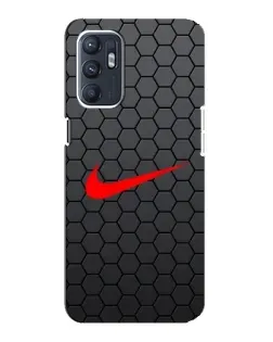 Чохол для ZTE Blade A31 Plus з картинкою «Nike — карбонова сітка»