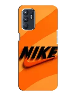 Чохол для ZTE Blade A31 Plus з картинкою «Помаранчевий драйв Nike»