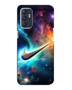 Чохол для ZTE Blade A31 Plus з картинкою «Космічний Nike Swoosh»