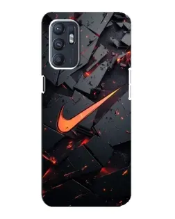 Чохол для ZTE Blade A31 Plus з картинкою «Nike — ефект розломів»