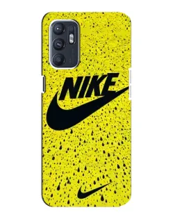 Чохол для ZTE Blade A31 Plus з картинкою «Жовтий текстурний Nike»