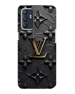 Чохол для ZTE Blade A31 Plus з картинкою «Шкіряна текстура LV»