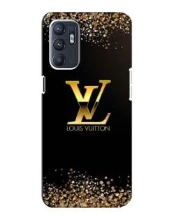 Чохол для ZTE Blade A31 Plus з картинкою «LV — золоті іскри»