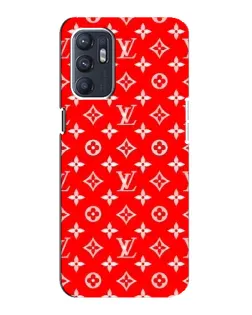 Чохол для ZTE Blade A31 Plus з картинкою «Яскравий паттерн LV»