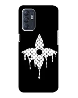 Чохол для ZTE Blade A31 Plus з картинкою «Квіткова монограма»