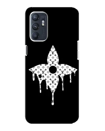 Чохол для ZTE Blade A31 Plus з картинкою «Квіткова монограма»