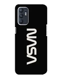 Чехол для ZTE Blade A31 Plus с картинкой «NASA — вертикальный логотип»