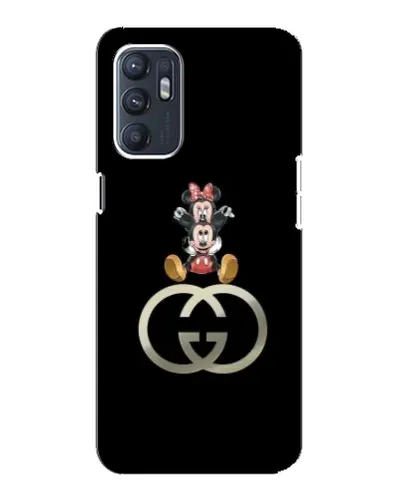 Чохол для ZTE Blade A31 Plus з картинкою «Мінні Маус на лого»