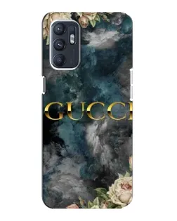 Чохол для ZTE Blade A31 Plus з картинкою «Абстрактні квіти Gucci»