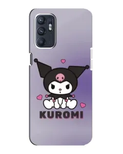 Чехол для ZTE Blade A31 Plus с картинкой «Kuromi — фиолетовый арт»