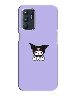 Чехол для ZTE Blade A31 Plus с картинкой «Kuromi — фиолетовый минимализм»