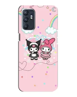 Чехол для ZTE Blade A31 Plus с картинкой «My Melody и Kuromi»