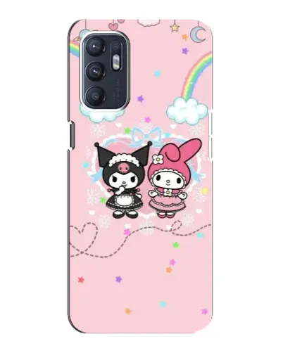 Чехол для ZTE Blade A31 Plus с картинкой «My Melody и Kuromi» Чехол для ZTE Blade A31 Plus с картинкой «My Melody и Kuromi»