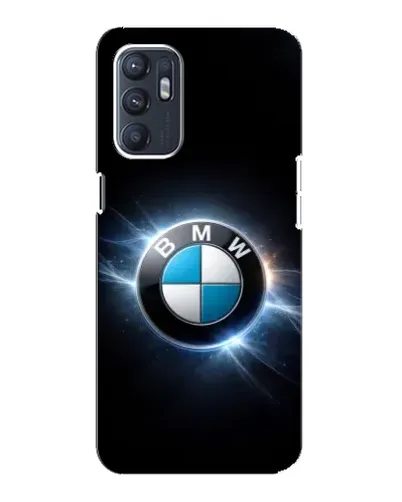 Чохол для ZTE Blade A31 Plus з картинкою «BMW — неонове сяйво»