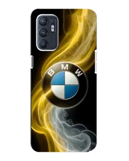 Чохол для ZTE Blade A31 Plus з картинкою «Золотистий дим BMW»