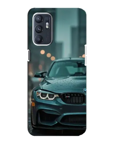Чохол для ZTE Blade A31 Plus з картинкою «BMW у вогнях міста»