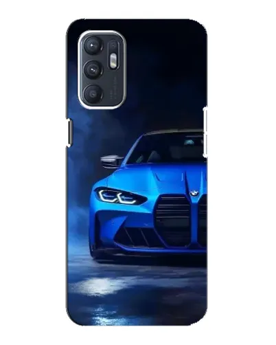 Чохол для ZTE Blade A31 Plus з картинкою «Блакитна BMW M4»
