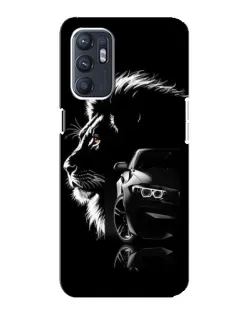 Чохол для ZTE Blade A31 Plus з картинкою «BMW та лев»