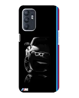 Чохол для ZTE Blade A31 Plus з картинкою «Силует BMW в темряві»