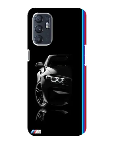 Чохол для ZTE Blade A31 Plus з картинкою «Силует BMW в темряві»