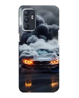 Чохол для ZTE Blade A31 Plus з картинкою «BMW у диму»