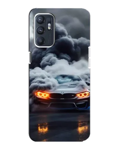 Чохол для ZTE Blade A31 Plus з картинкою «BMW у диму»