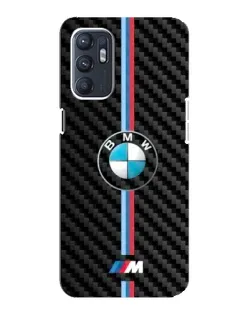 Чохол для ZTE Blade A31 Plus з картинкою «Емблема BMW та карбон»