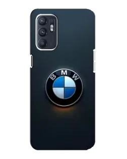 Чохол для ZTE Blade A31 Plus з картинкою «Логотип BMW — мінімалізм»