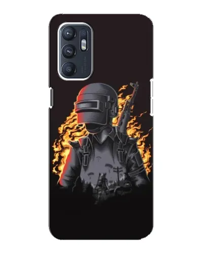 Чехол для ZTE Blade A31 Plus с картинкой «PUBG — огненный силуэт» Чехол для ZTE Blade A31 Plus с картинкой «PUBG — огненный силуэт»