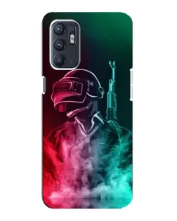Чехол для ZTE Blade A31 Plus с картинкой «PUBG — огненный воин»