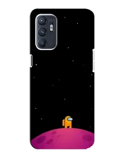 Чехол для ZTE Blade A31 Plus с картинкой «Одинокий герой на планете»
