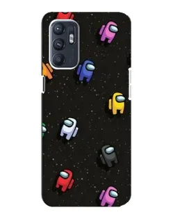 Чехол для ZTE Blade A31 Plus с картинкой «Космический паттерн Among Us»