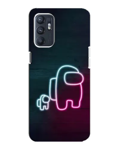 Чехол для ZTE Blade A31 Plus с картинкой «Among Us неон-арт» Чехол для ZTE Blade A31 Plus с картинкой «Among Us неон-арт»